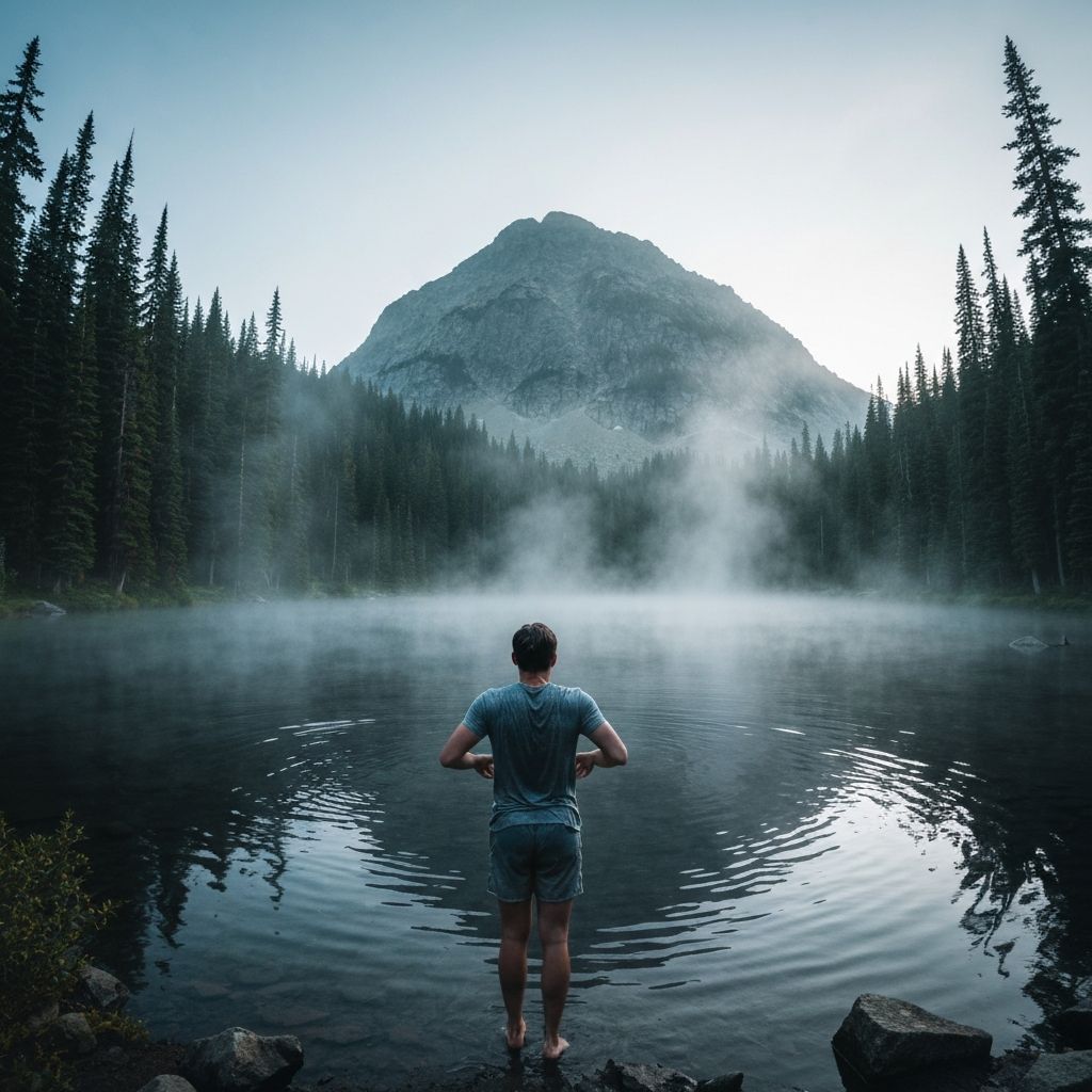 Cold plunge and sauna contrast therapy