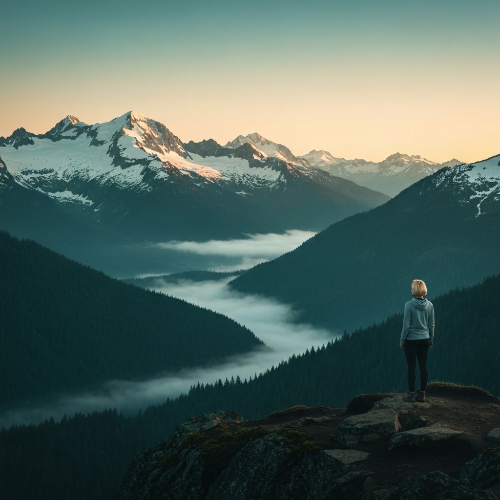 Mountain adventure in the Pacific Northwest